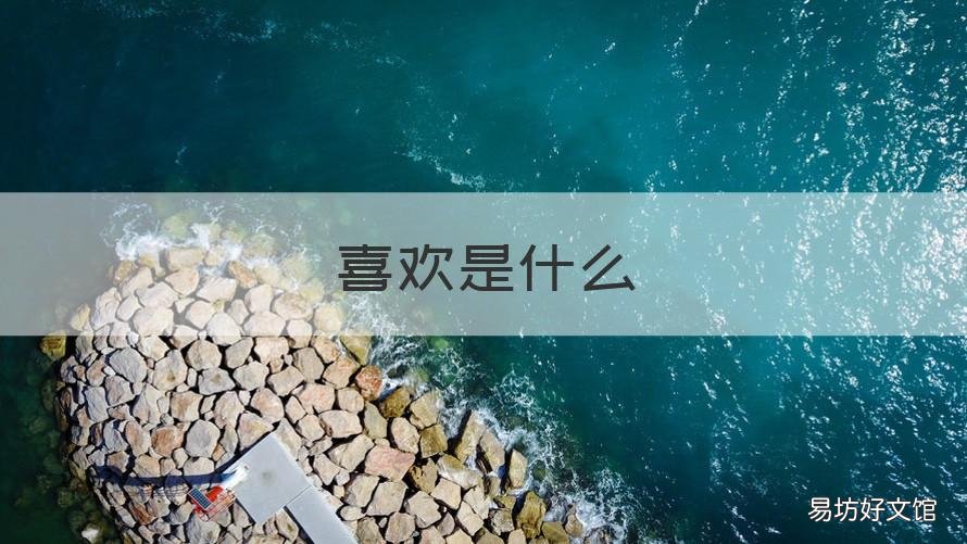 喜欢是什么 喜欢是什么词性