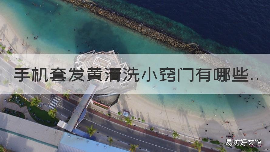 手机套发黄清洗小窍门有哪些 手机套发黄清洗小窍门有哪些方法
