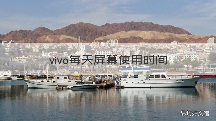 vivo每天屏幕使用时间 vivo每天屏幕使用时间查询