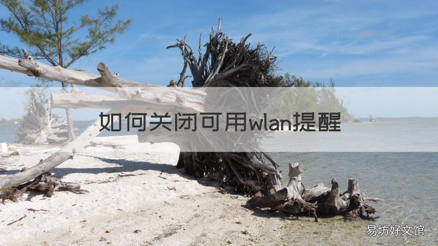 如何关闭可用wlan提醒 wlan功能自动关闭