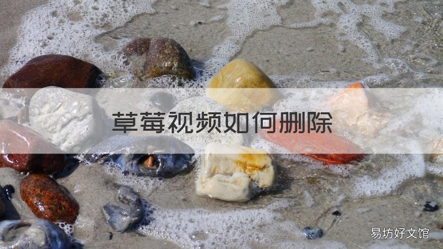 草莓视频如何删除 苹果手机怎样删除草莓视频