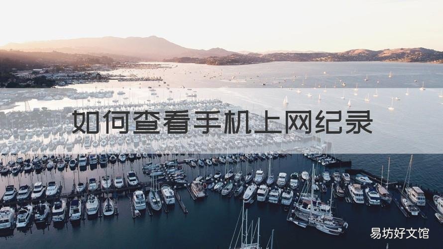 如何查看手机上网纪录 如何看手机上网记录