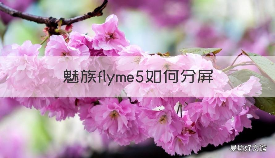 魅族flyme5如何分屏 魅族手机如何分屏?