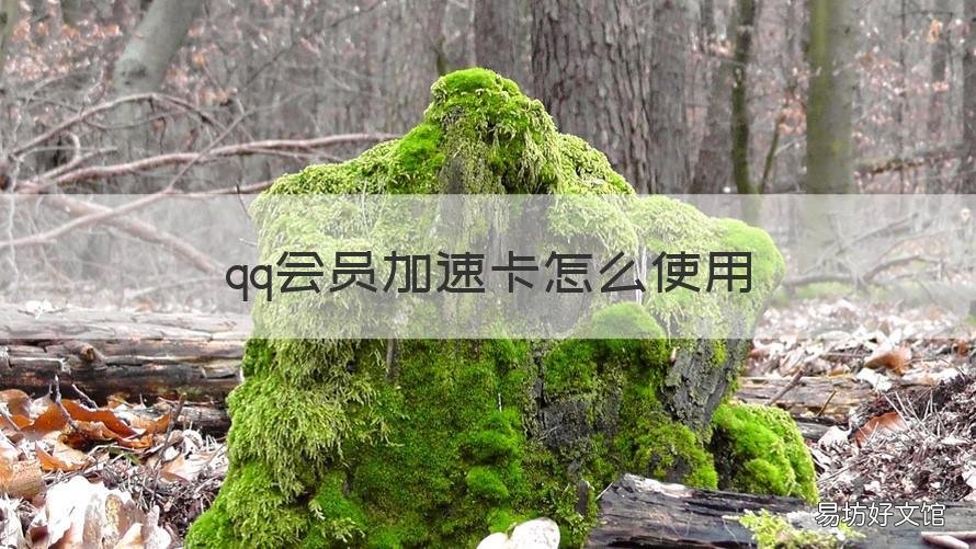 qq会员加速卡怎么使用 qq会员加速卡怎么获得