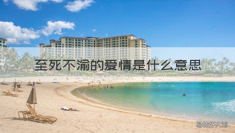 至死不渝的爱情是什么意思 对爱情至死不渝什么意思