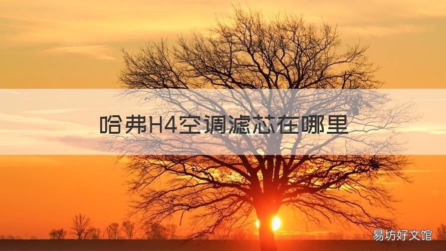 哈弗H4空调滤芯在哪里 哈弗h3的空调滤芯在哪里