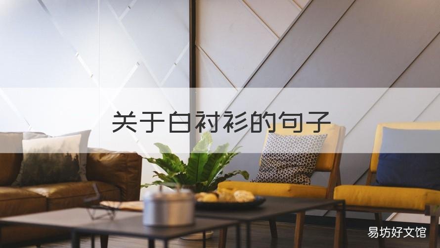 关于白衬衫的句子 关于白衬衫的句子有哪些