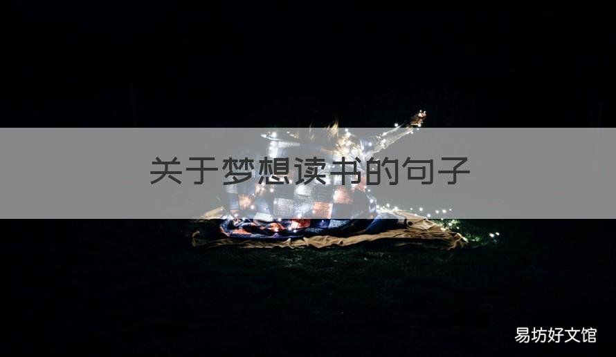关于梦想读书的句子 关于读书圆梦的句子