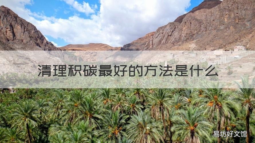 清理积碳最好的方法是什么 清理积碳有几种方法