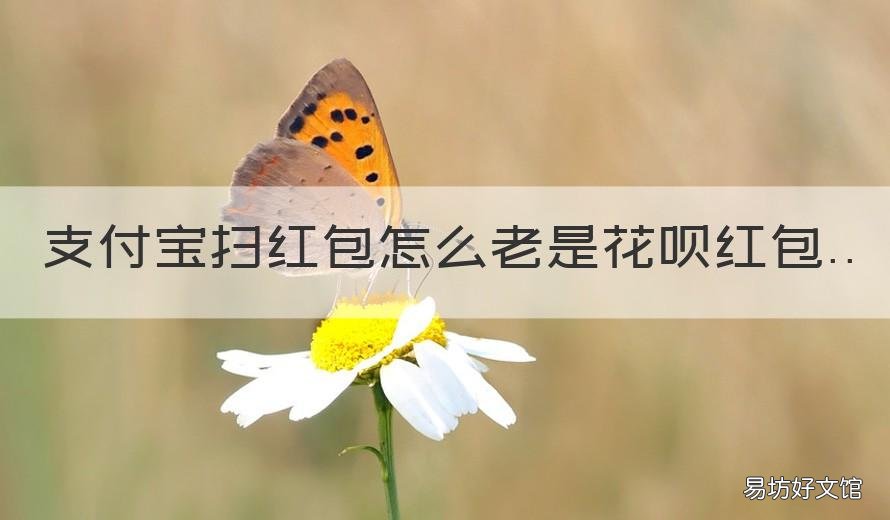 支付宝扫红包怎么老是花呗红包 为什么支付宝扫红包是花呗
