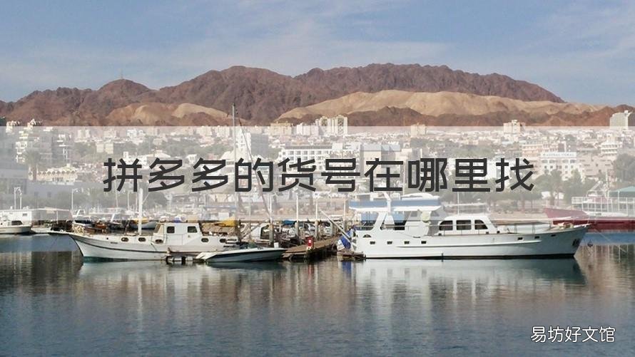 拼多多的货号在哪里找 拼多多如何查看取货号