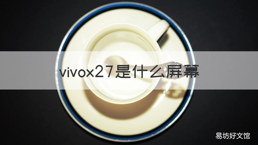 vivox27是什么屏幕 vivox27是什么屏幕出现一个表什么意思
