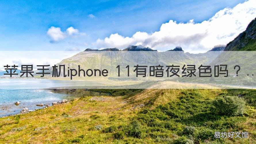苹果手机iphone 11有暗夜绿色吗 iphone 11 暗夜绿