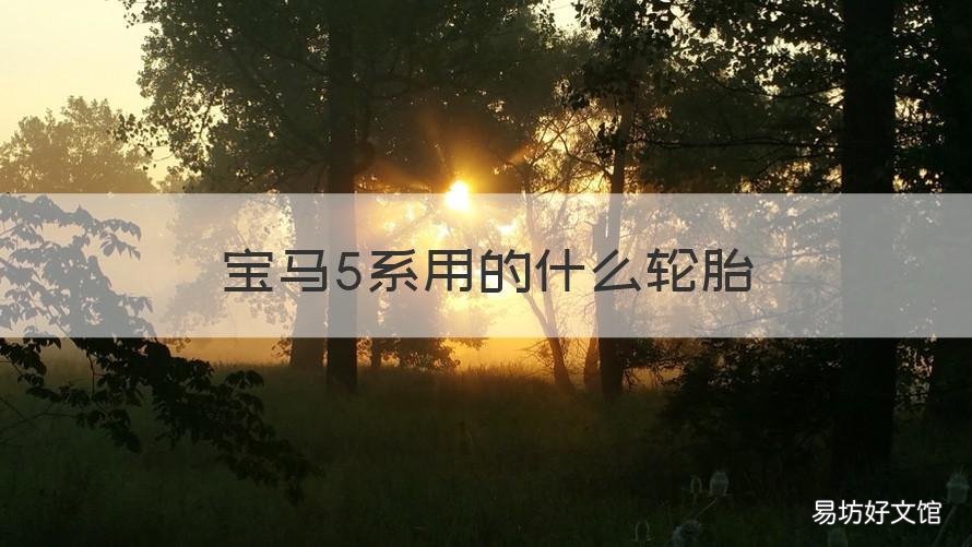 宝马5系用的什么轮胎 宝马5系用的什么轮胎型号