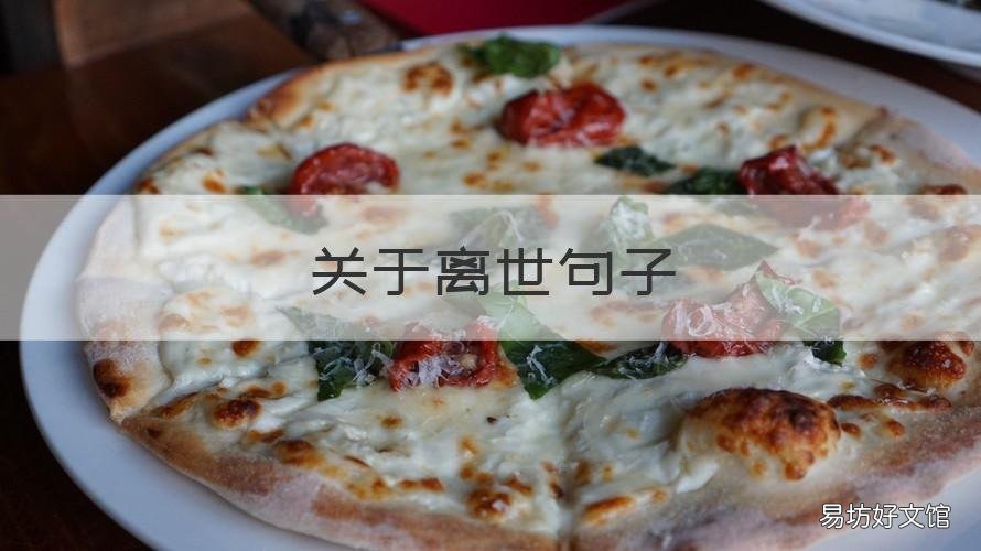 关于离世句子 离世之前的句子