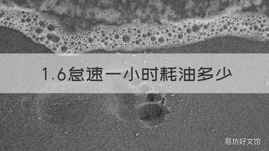 1.6怠速一小时耗油多少 1.6的发动机怠速1小时耗油多少升