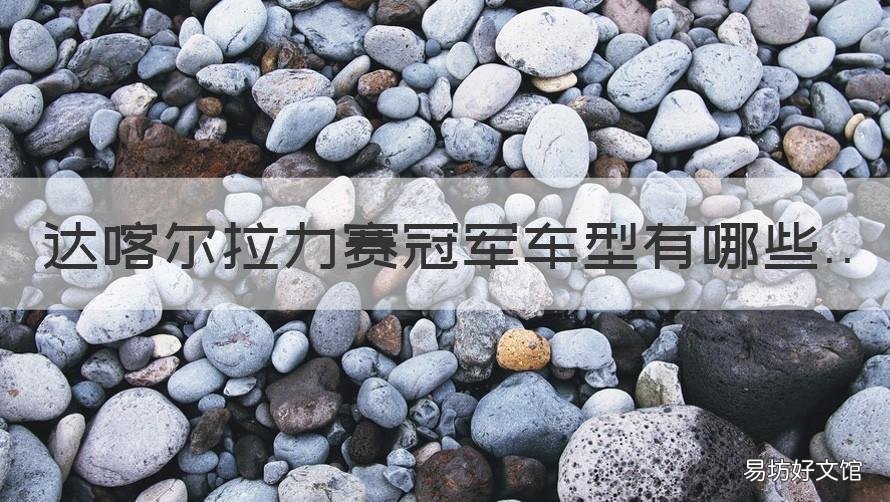 達(dá)喀爾拉力賽冠軍車型有哪些 達(dá)喀爾拉力賽都是什么車