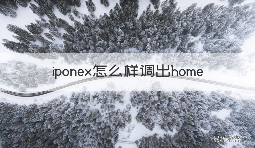 iponex怎么样调出home iphonex是什么配置