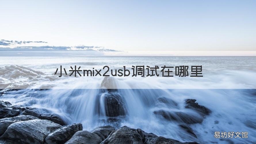 小米mix2usb调试在哪里 小米mix2s的usb调试在哪里