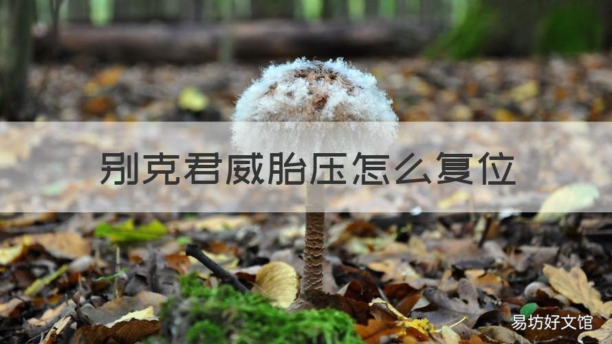 别克君威胎压怎么复位 别克君威胎压怎么复位不成