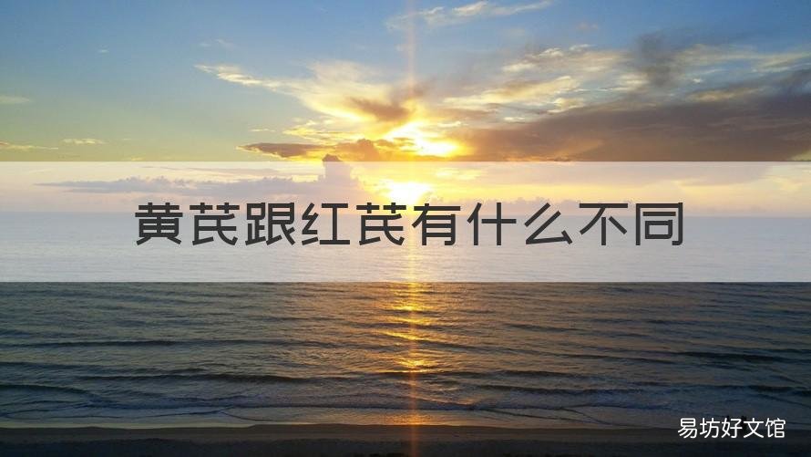 黄芪跟红芪有什么不同 红芪与黄芪有什么区别?
