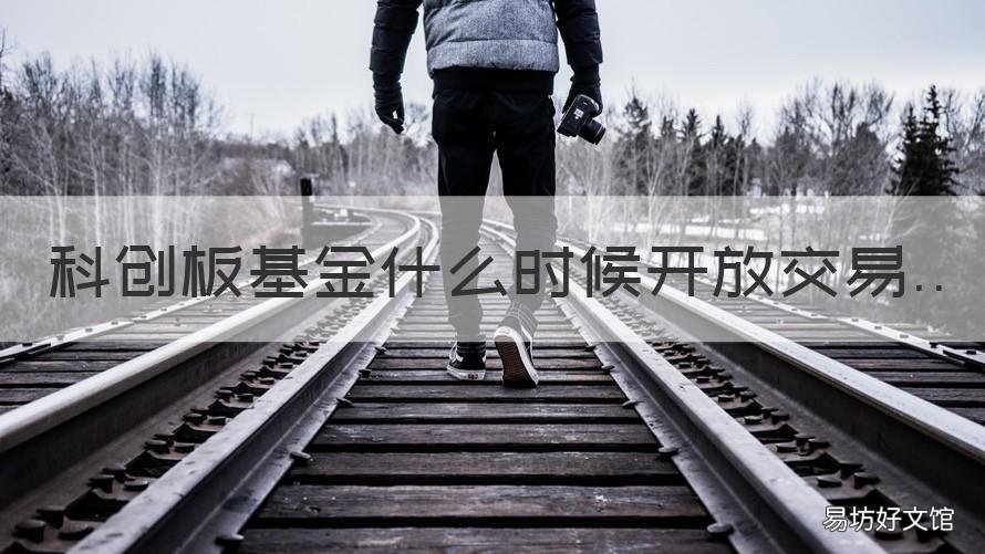 科创板基金什么时候开放交易 科创板基金什么时候开放交易权限