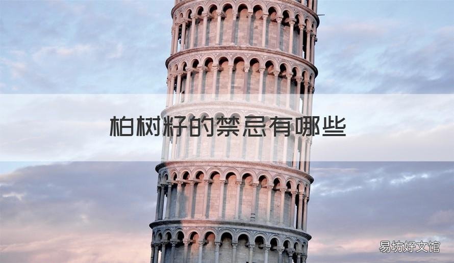 柏樹籽的禁忌有哪些 柏樹籽的功效與作用及禁忌