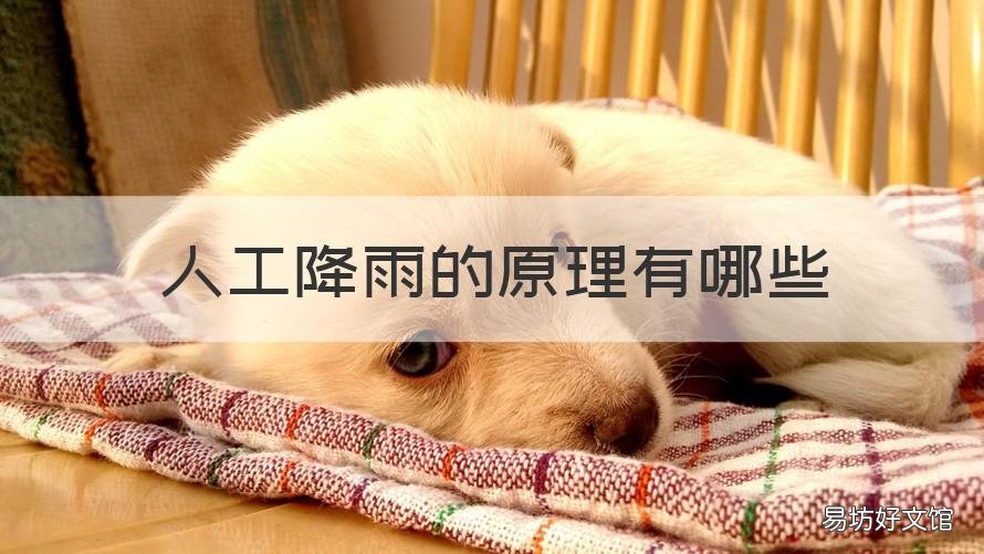人工降雨的原理有哪些 人工降雨的原理有哪些方面