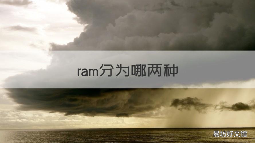 ram分为哪两种 ram的分类和区别