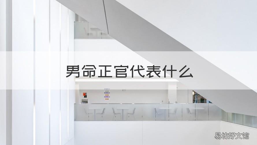 男命正官代表什么 男命的正官代表什么