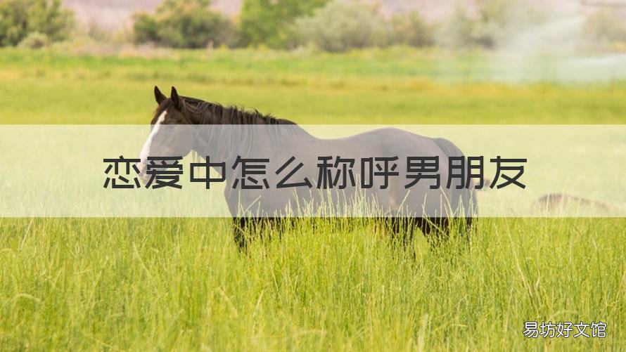 恋爱中怎么称呼男朋友 怎么称呼恋爱中的男朋友