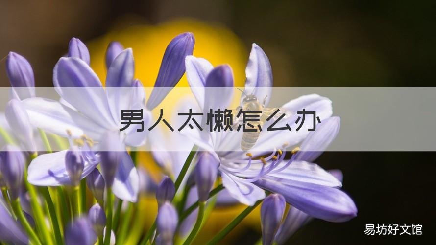 男人太懒怎么办 男人太懒怎么收拾