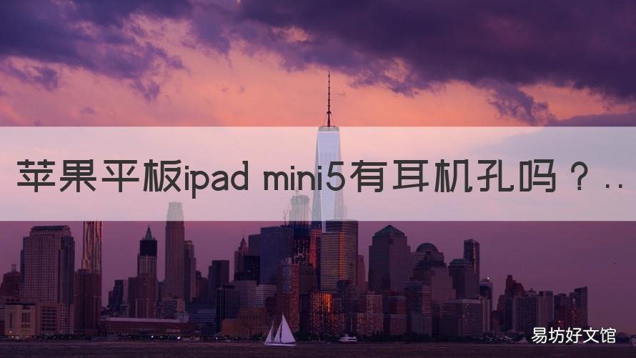 苹果平板ipad mini5有耳机孔吗 苹果ipadmini5耳机插孔是什么样的