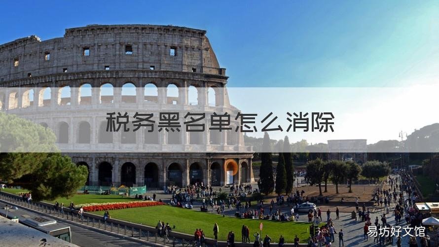 税务黑名单怎么消除 预约税务黑名单怎么消除