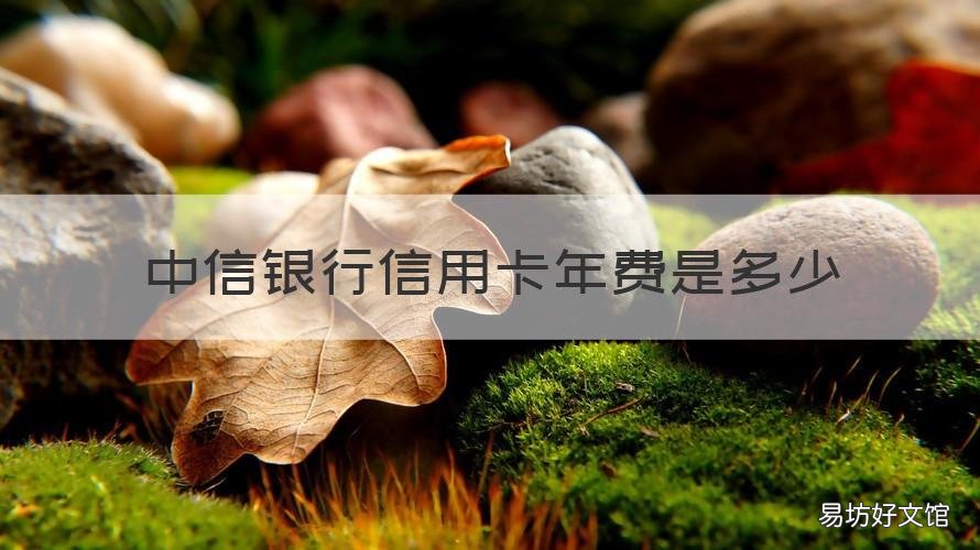 中信银行信用卡年费是多少 中信银行信用卡年费是多少钱