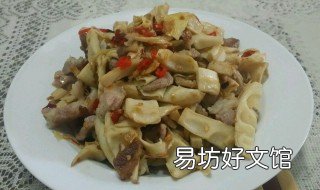 炒笋片的做法 鸡蛋炒笋片的做法