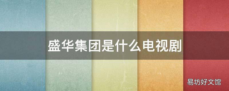盛华集团是什么电视剧 盛华集团是什么电视剧里的