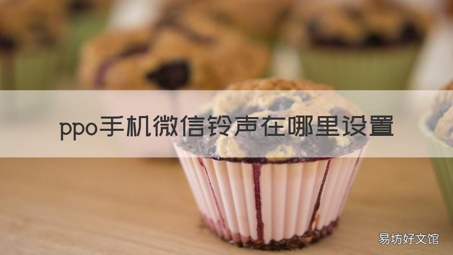 ppo手机微信铃声在哪里设置