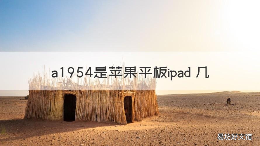 a1954是苹果平板ipad 几 ipad型号a1954是几英寸的