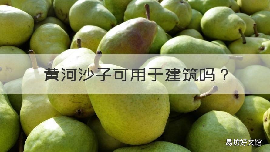 黄河沙子可用于建筑吗 河沙是不是建筑使用的沙子