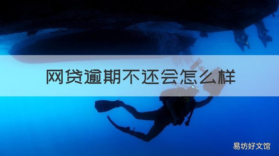 网贷逾期不还会怎么样 借网贷不还会怎么样