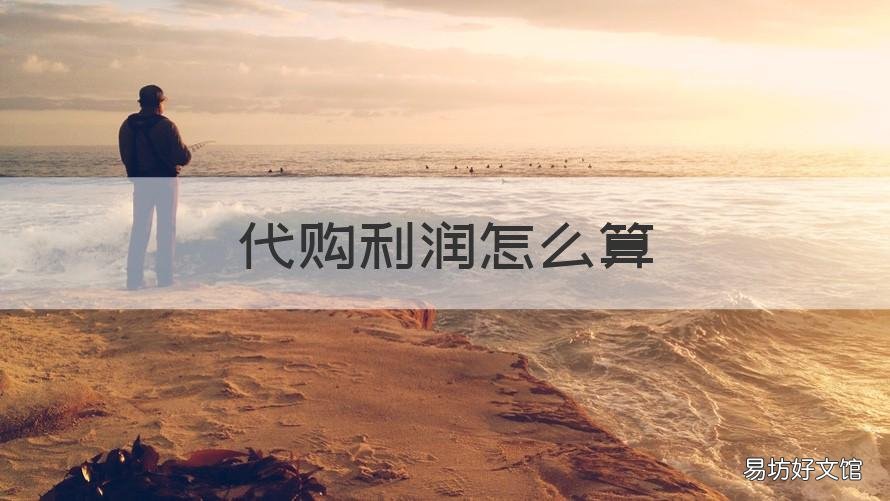 代购利润怎么算 代购利润怎么算出来的