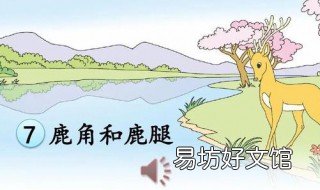 鹿角和鹿腿寓言的寓是什么 鹿角和鹿腿根据什么寓言