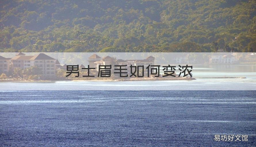 男士眉毛如何变浓 男士眉毛如何变浓密