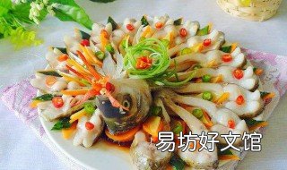 孔雀开屏鱼怎么切 孔雀开屏鱼怎么切法