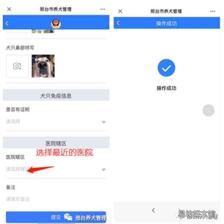 邢台养犬备案线上办理步骤 邢台市办理狗证