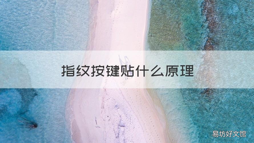指纹按键贴什么原理 指纹按键贴有什么用