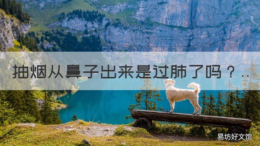抽烟从鼻子出来是过肺了吗 吸烟过肺一定是从鼻子出来吗