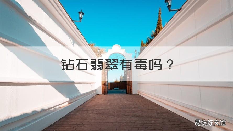 钻石翡翠有毒吗 翡翠有毒吗?