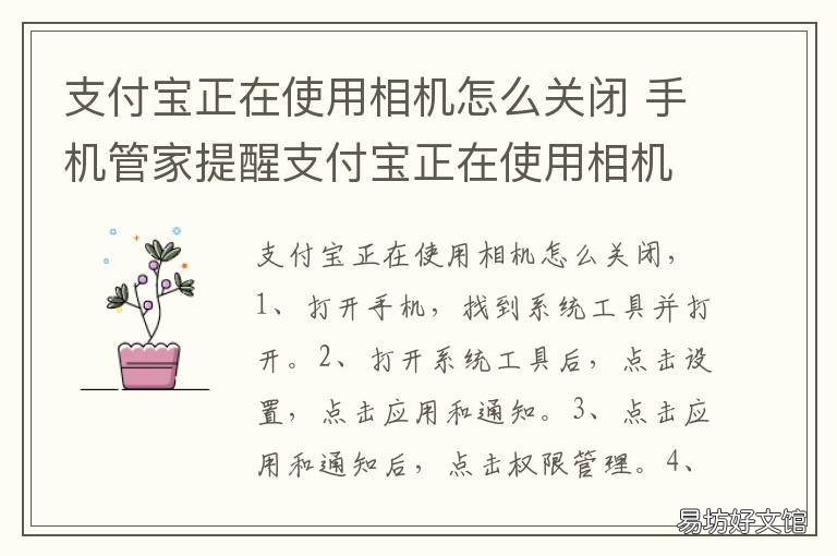 支付宝正在使用相机怎么关闭 支付宝的相机在哪里可以打开